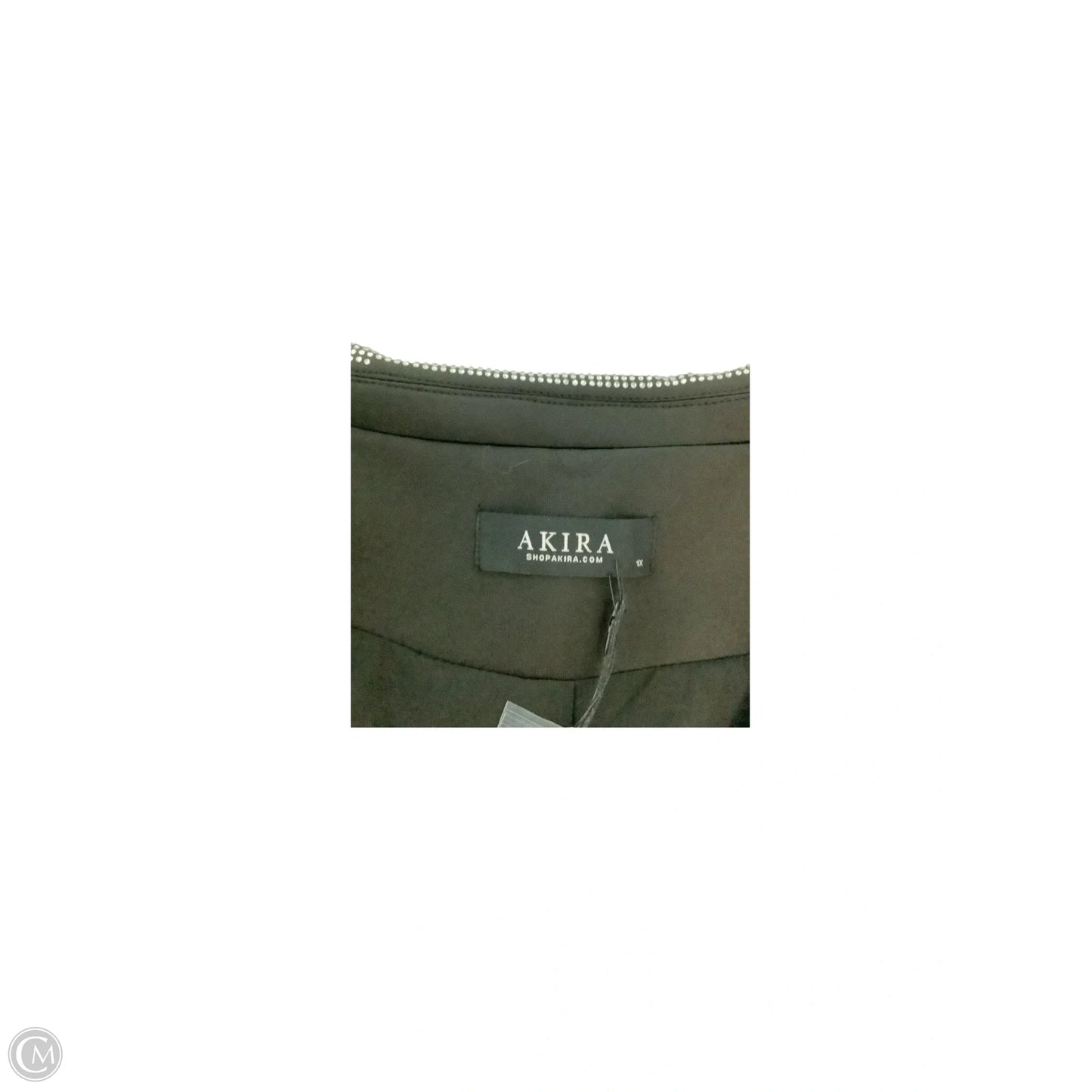 Blazer By Akira In Silver, Size: 1x