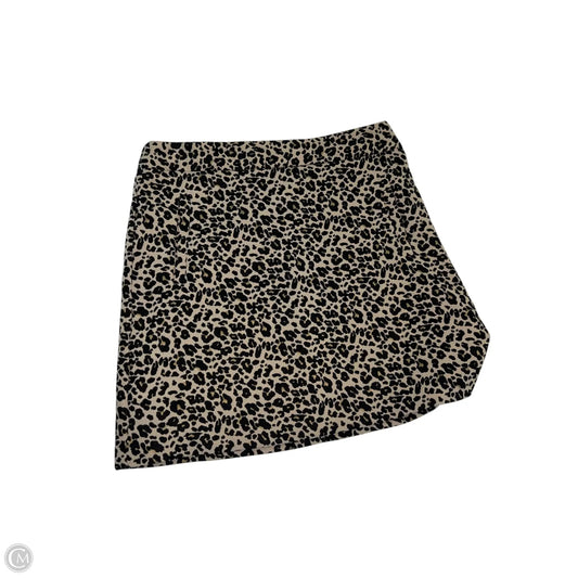 Skirt Mini & Short By Loft In Animal Print, Size: 10