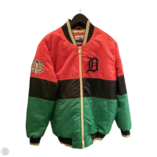 Coat Other By Clothes Mentor In Green & Red, Size: M