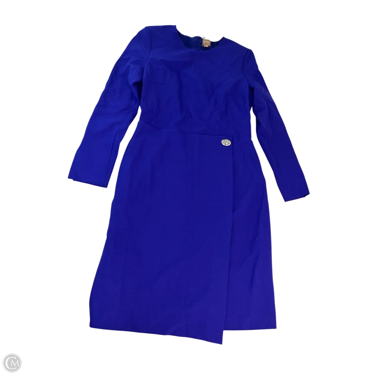 Dress Casual Midi By Hugo Boss In Purple, Size: 6