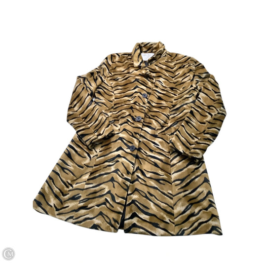 Blazer By Clothes Mentor In Animal Print, Size: L