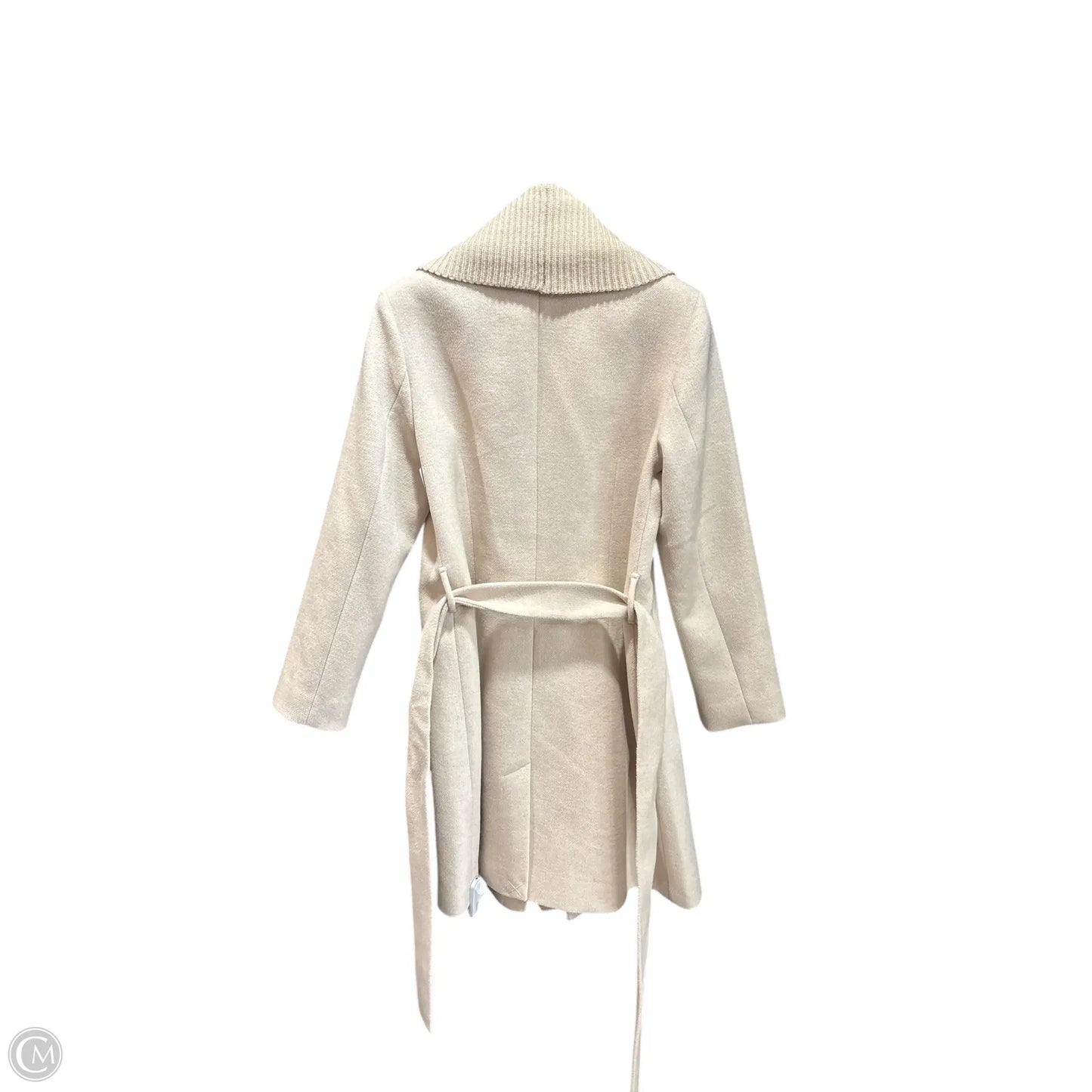 Coat Wool By Johnston & Murphy In Beige, Size: M