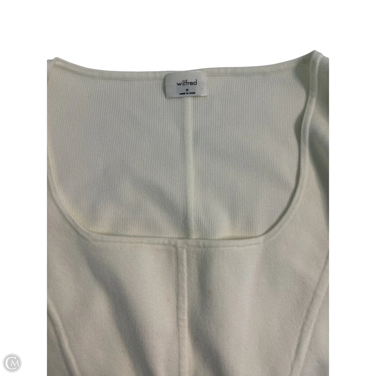 Top Long Sleeve Basic By Wilfred In Cream, Size: M