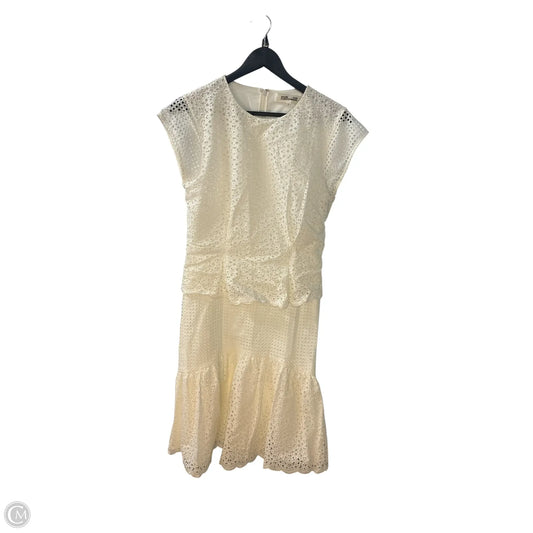 Dress Designer By Diane Von Furstenberg In White, Size: 8