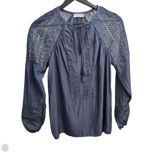 Top Long Sleeve Basic By Ramy Brook In Blue, Size: Xs