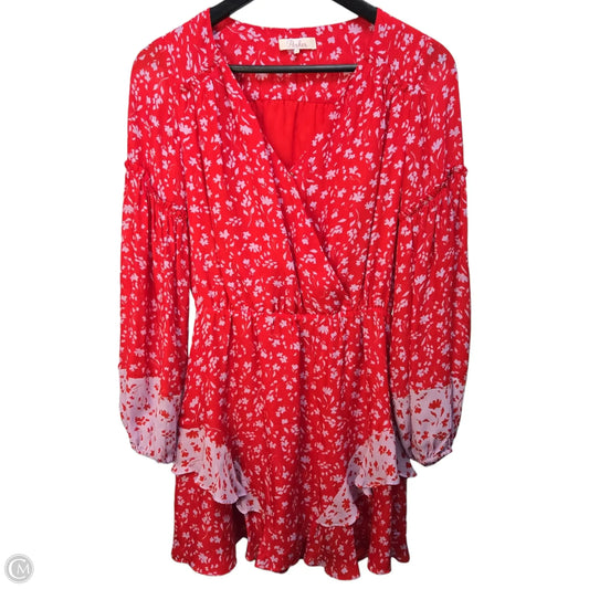 Dress Casual Short By Parker In Red, Size: Xs