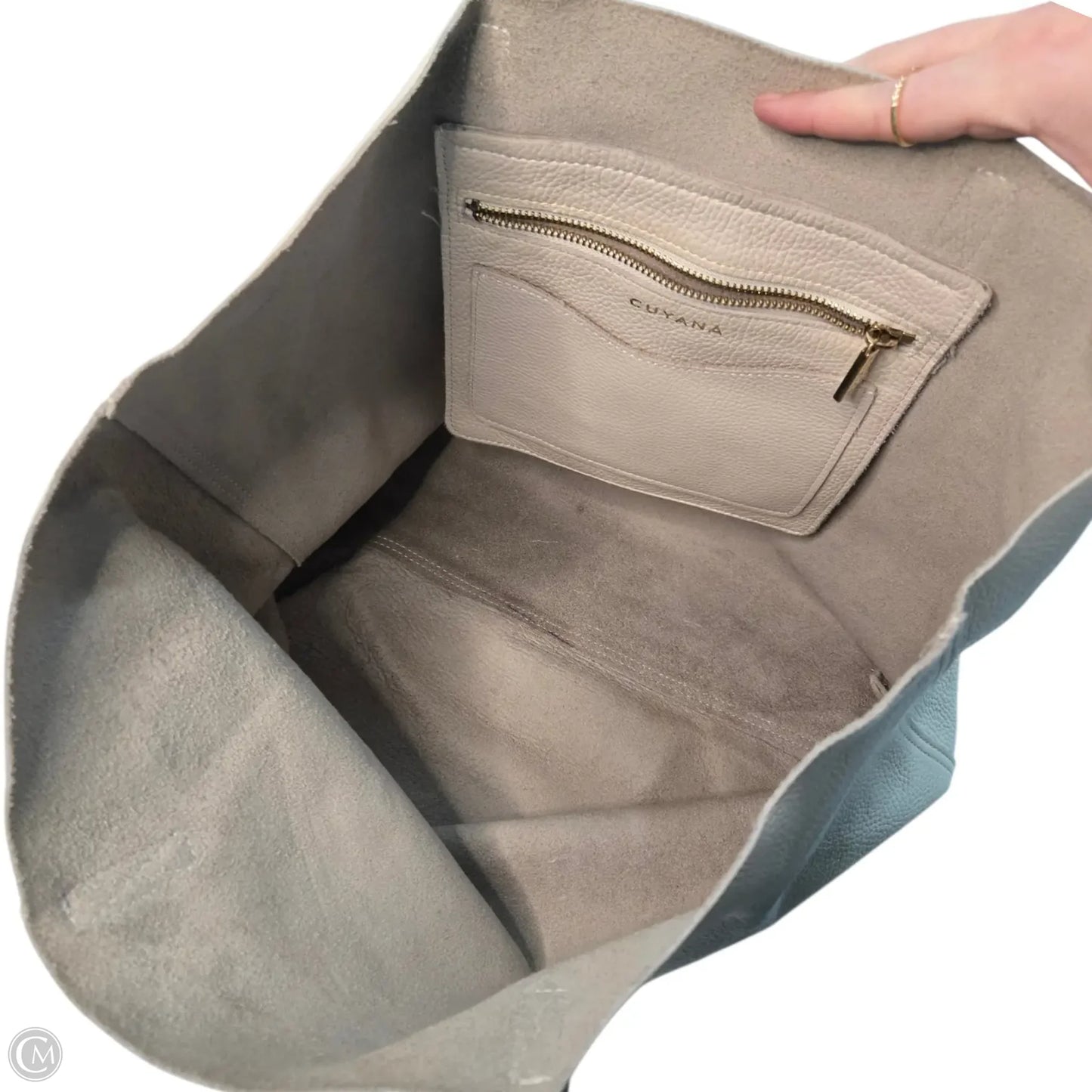 Handbag Leather By Clothes Mentor, Size: Large