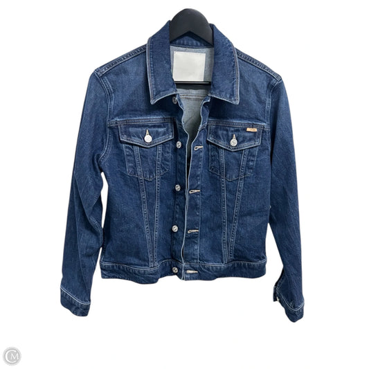 Jacket Denim By Mother In Blue, Size: S