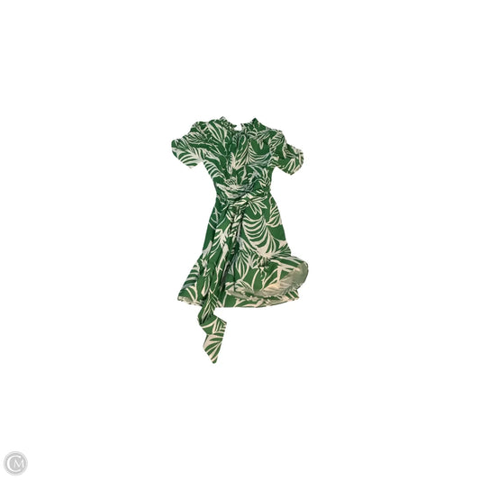 Dress Casual Short By Thml In Green & White, Size: Xs