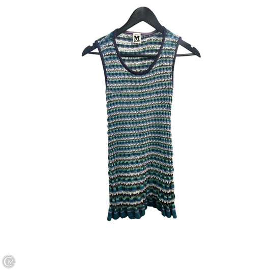 Dress Luxury Designer By Missoni In Blue & Purple, Size: 4