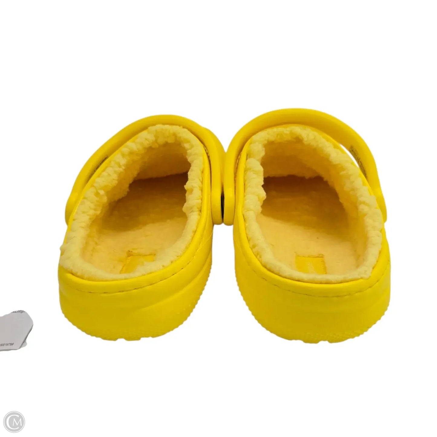 Shoes Flats By Crocs In Yellow, Size: 8