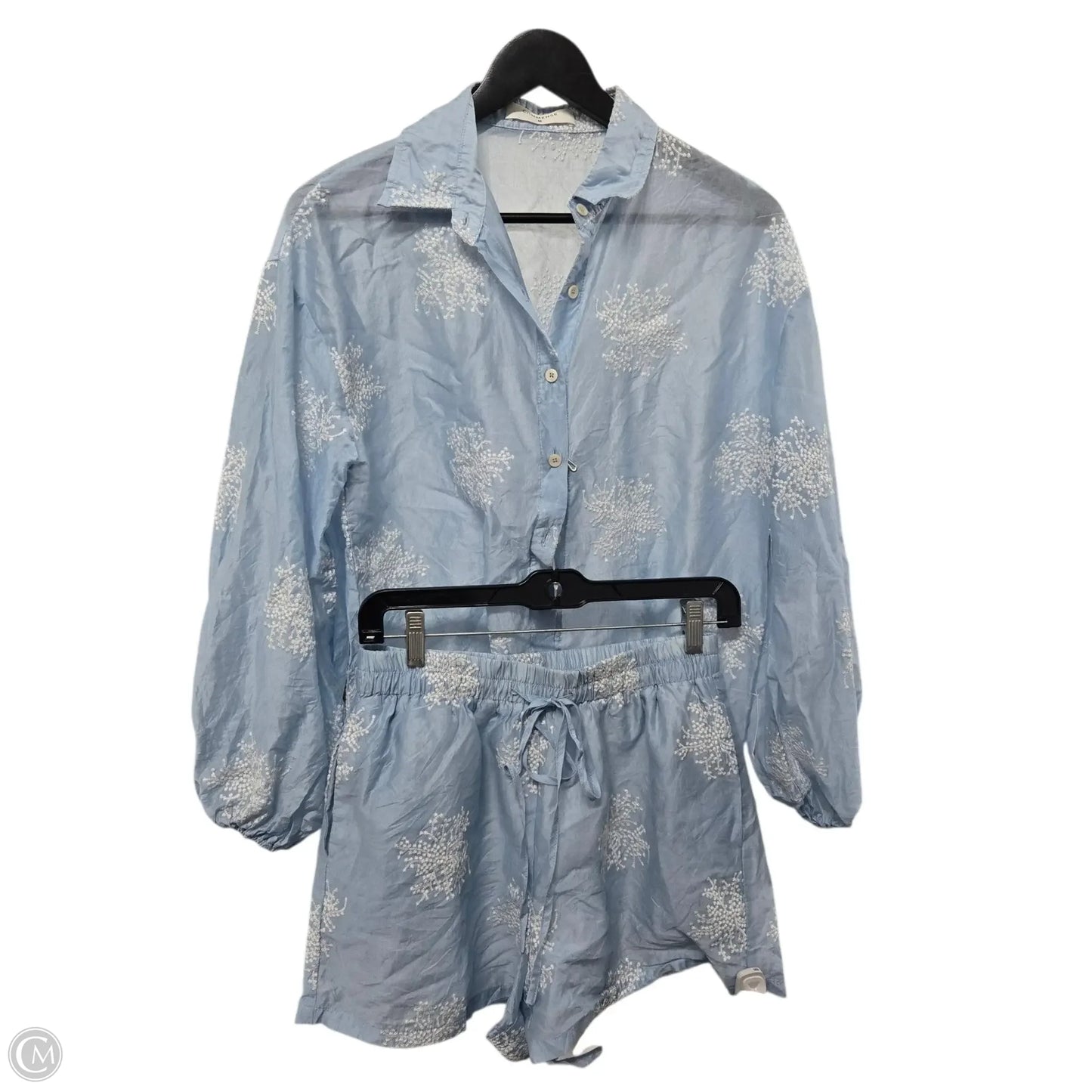 Shorts Set By Commense In Blue, Size: M