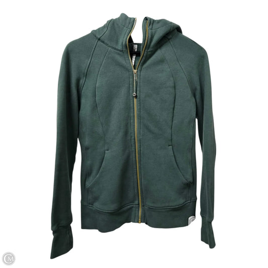 Athletic Jacket By Lululemon In Green, Size: 8