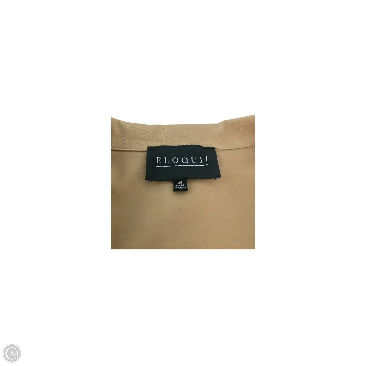 Jacket Utility By Eloquii In Brown, Size: 26