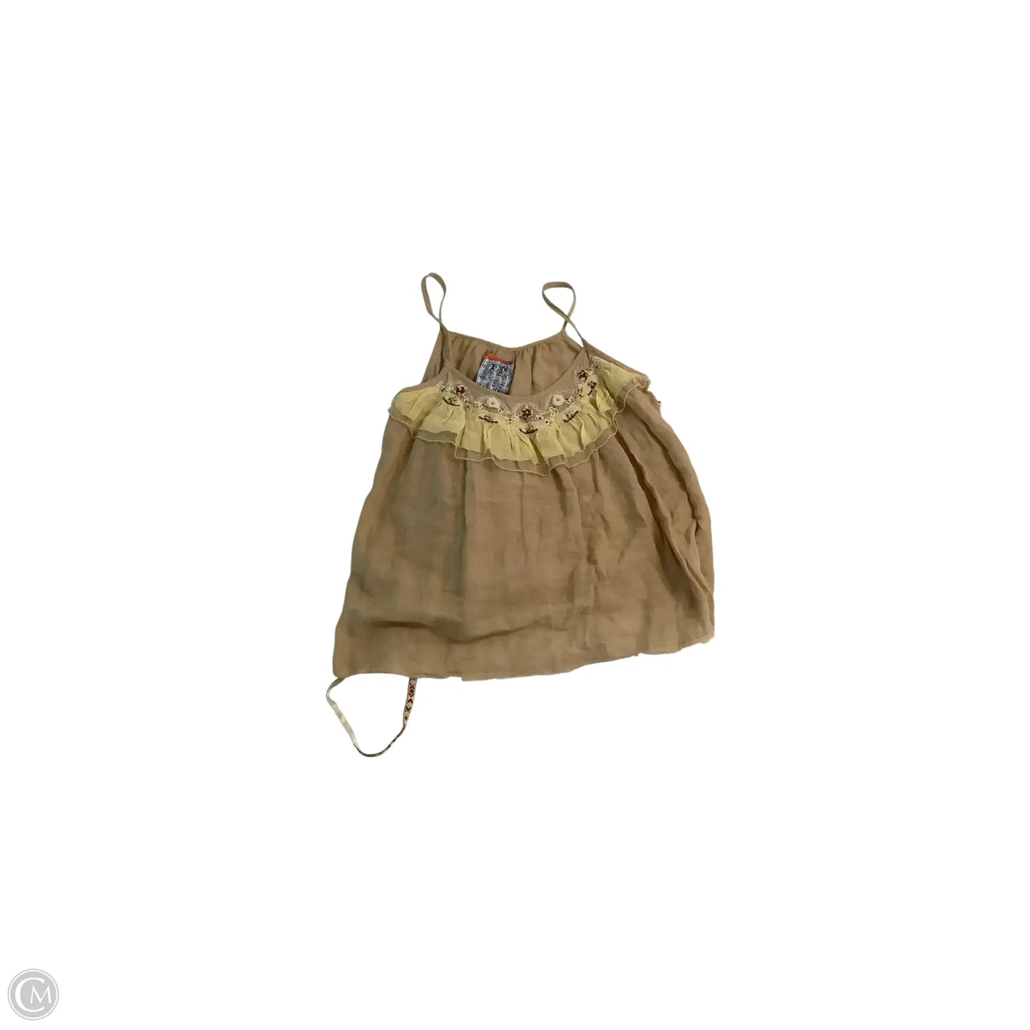 Top Sleeveless By Free People In Tan, Size: S