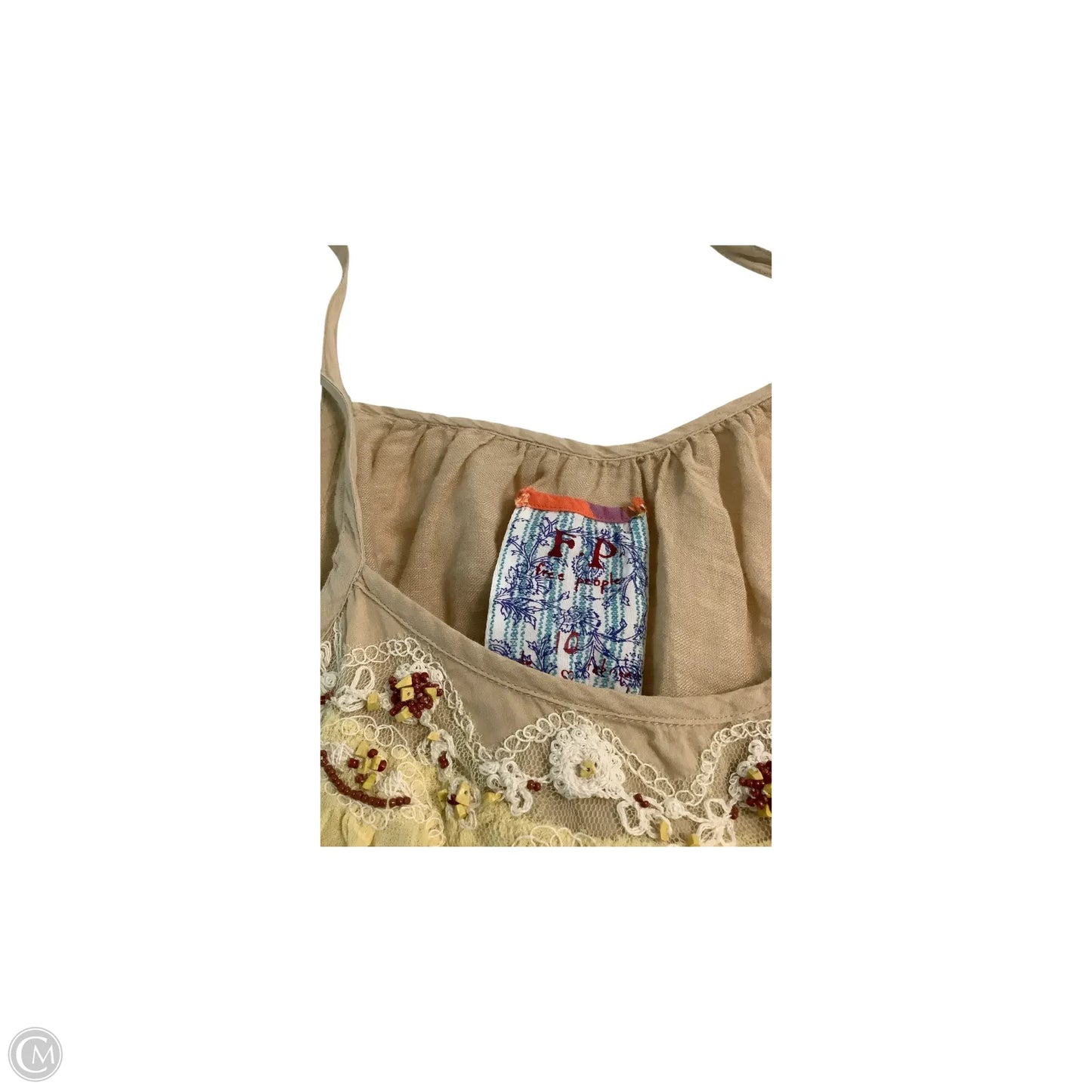 Top Sleeveless By Free People In Tan, Size: S