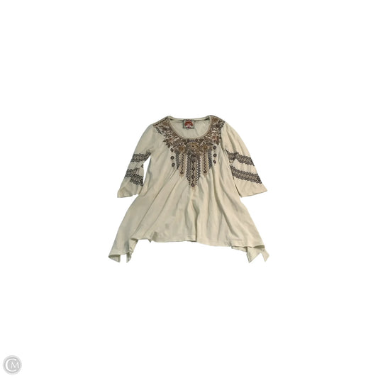 Top Long Sleeve By Johnny Was In Multi-colored, Size: M