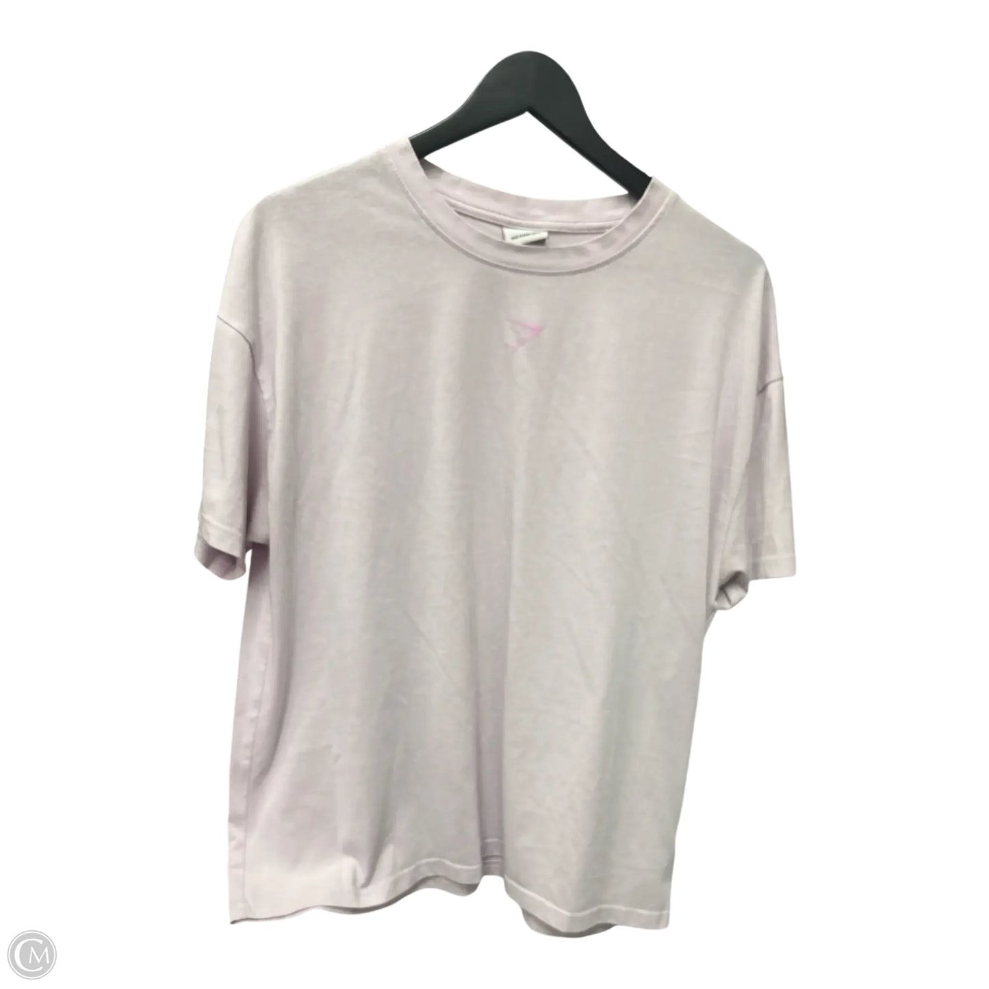 Athletic Top Short Sleeve By Gym Shark In Purple, Size: Xl