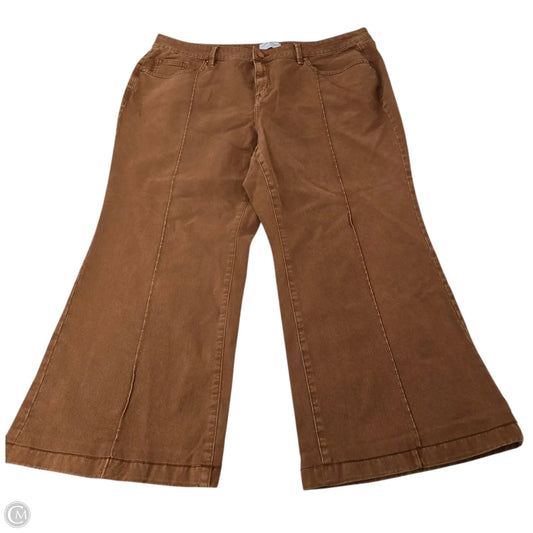 Jeans Wide Leg By Lane Bryant In Orange, Size: 20