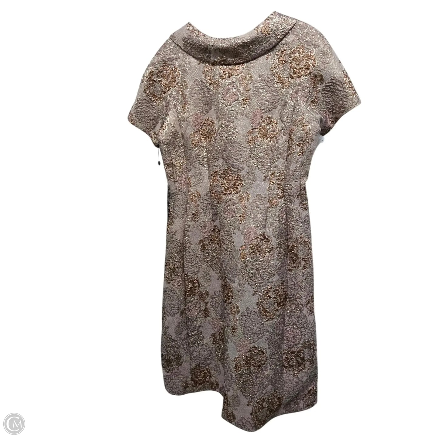 Dress Casual Midi By Clothes Mentor In Beige, Size: 8