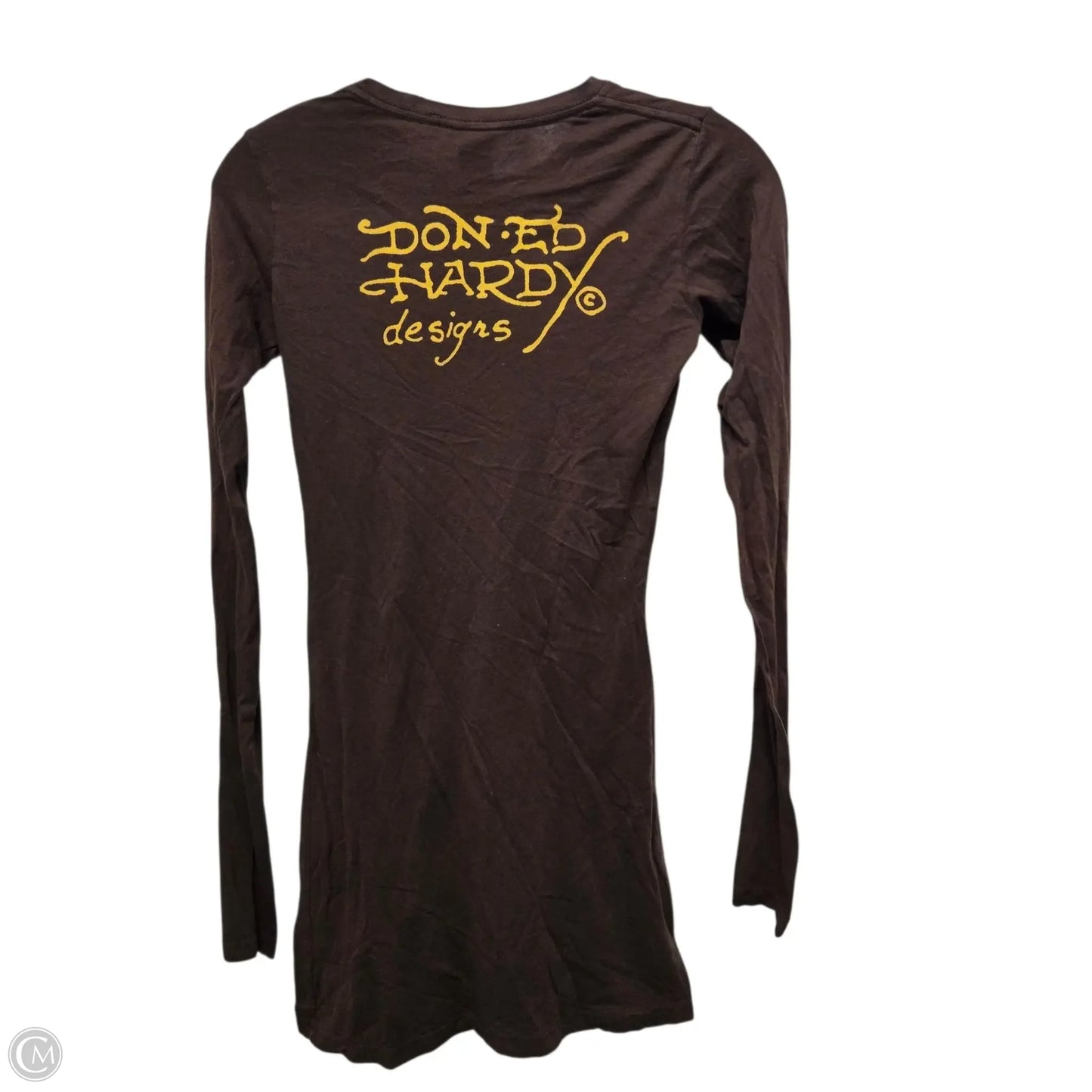 Dress Casual Short By Ed Hardy In Brown, Size: S