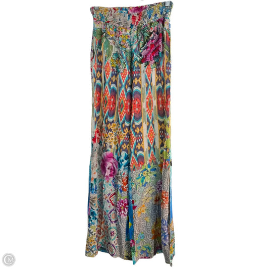 Pants Wide Leg By Johnny Was In Multi-colored, Size: Xs