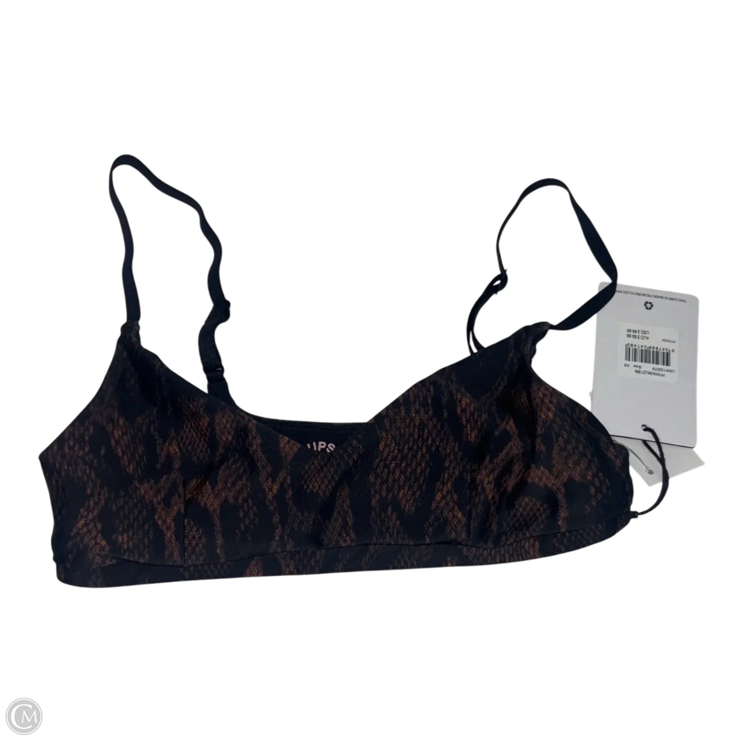 Bra By The Upside In Snakeskin Print, Size: Xs