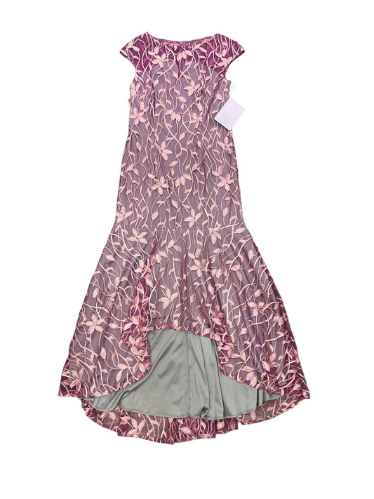 Pink & Purple Dress Party Long Js Collections, Size 10