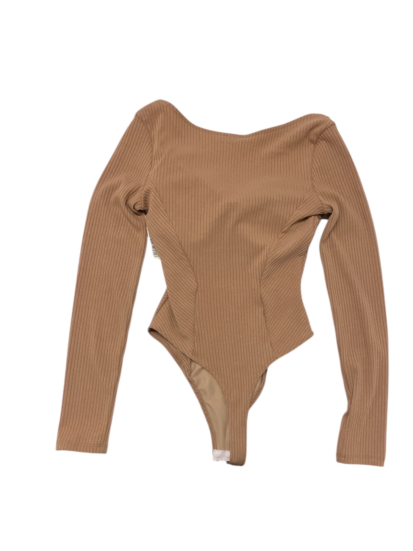 Bodysuit By Fashion Nova In Tan, Size: S