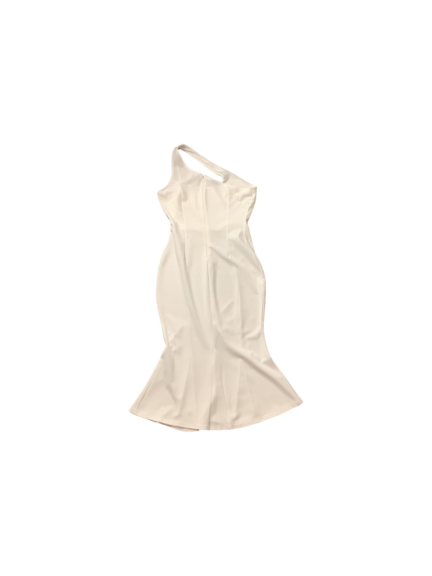 Dress Party Midi By Clothes Mentor In White, Size: L