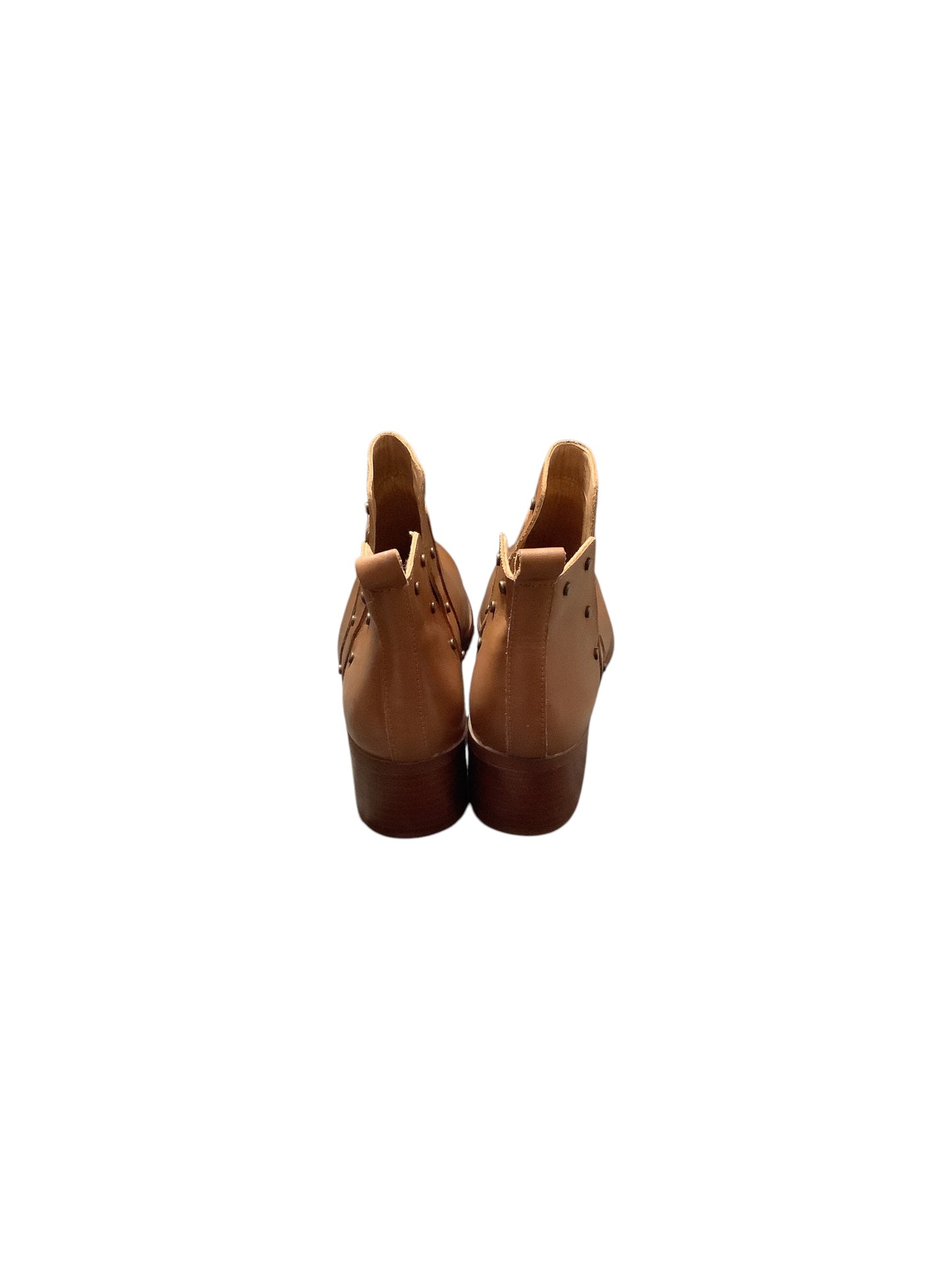 Boots Ankle Heels By Franco Sarto In Tan, Size: 9