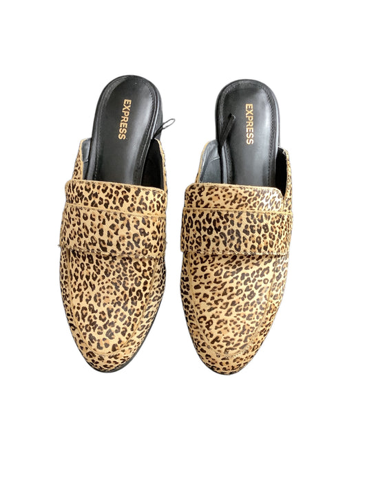 Shoes Flats By Express In Animal Print, Size: 8