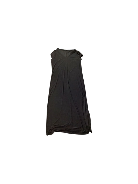 Dress Casual Midi By Clothes Mentor In Black, Size: L