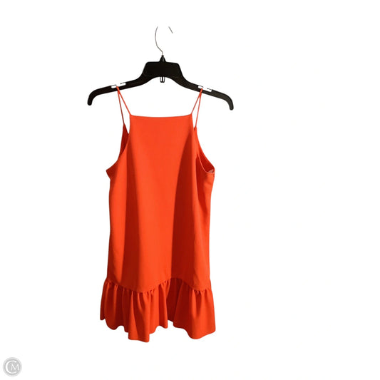 Dress Casual Short By Zara In Orange, Size: M