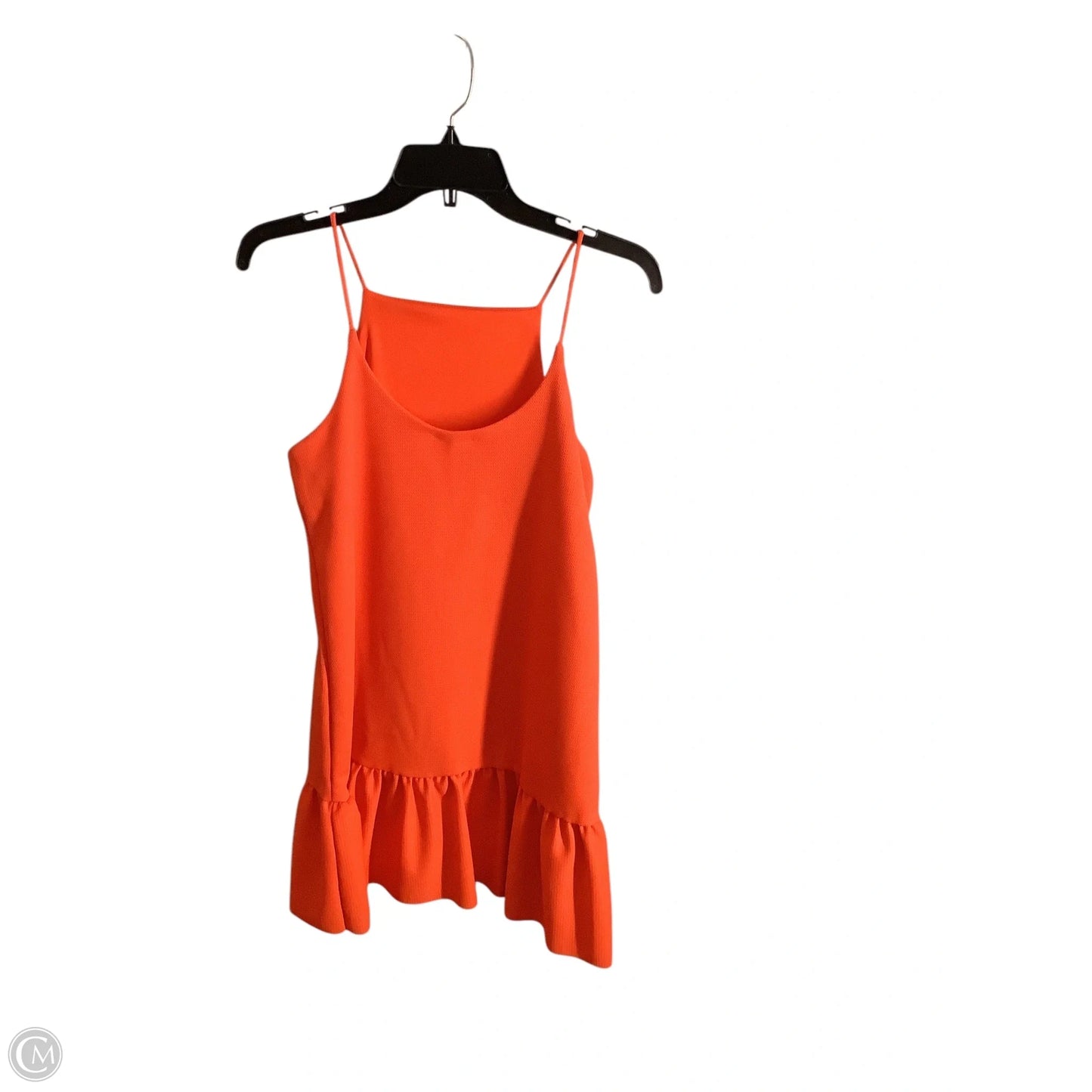 Dress Casual Short By Zara In Orange, Size: M