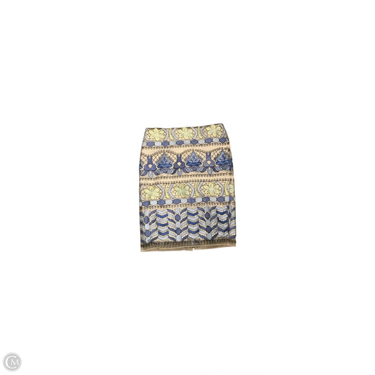 Skirt Maxi By Eci In Blue & Yellow, Size: 14