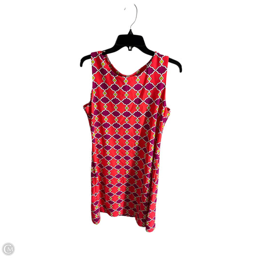 Dress Casual Midi By Jude Connally In Purple & Yellow, Size: Xl