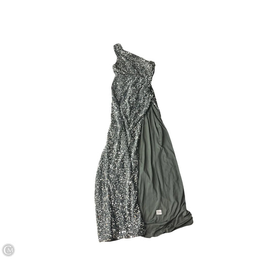 Dress Party Long By Fashion Nova In Silver, Size: M