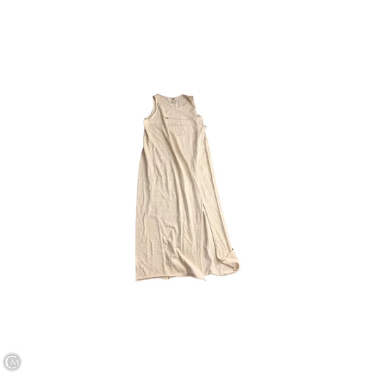 Dress Casual Maxi By Clothes Mentor In Tan, Size: L