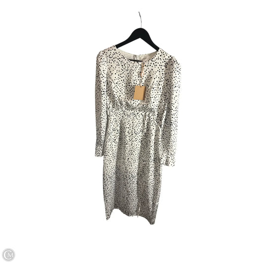 Dress Casual Midi By Clothes Mentor In Black & White, Size: S