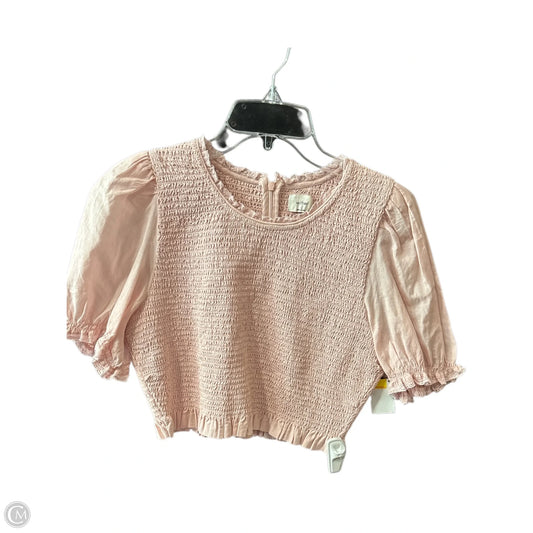 Top Short Sleeve By Wilfred In Pink, Size: L