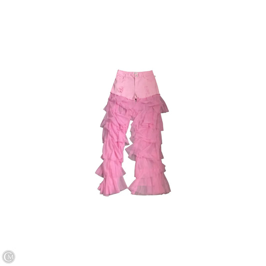 Jeans Straight By Clothes Mentor In Pink, Size: M
