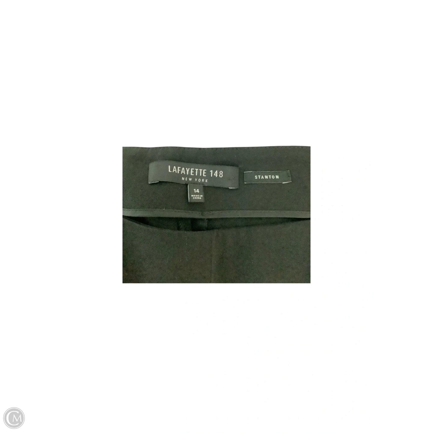 Pants Designer By Lafayette 148 In Black, Size: 14