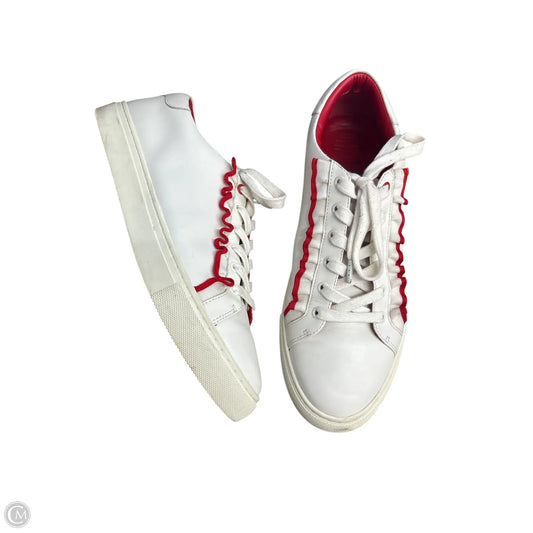 Shoes Designer By Tory Burch In Red & White, Size: 11