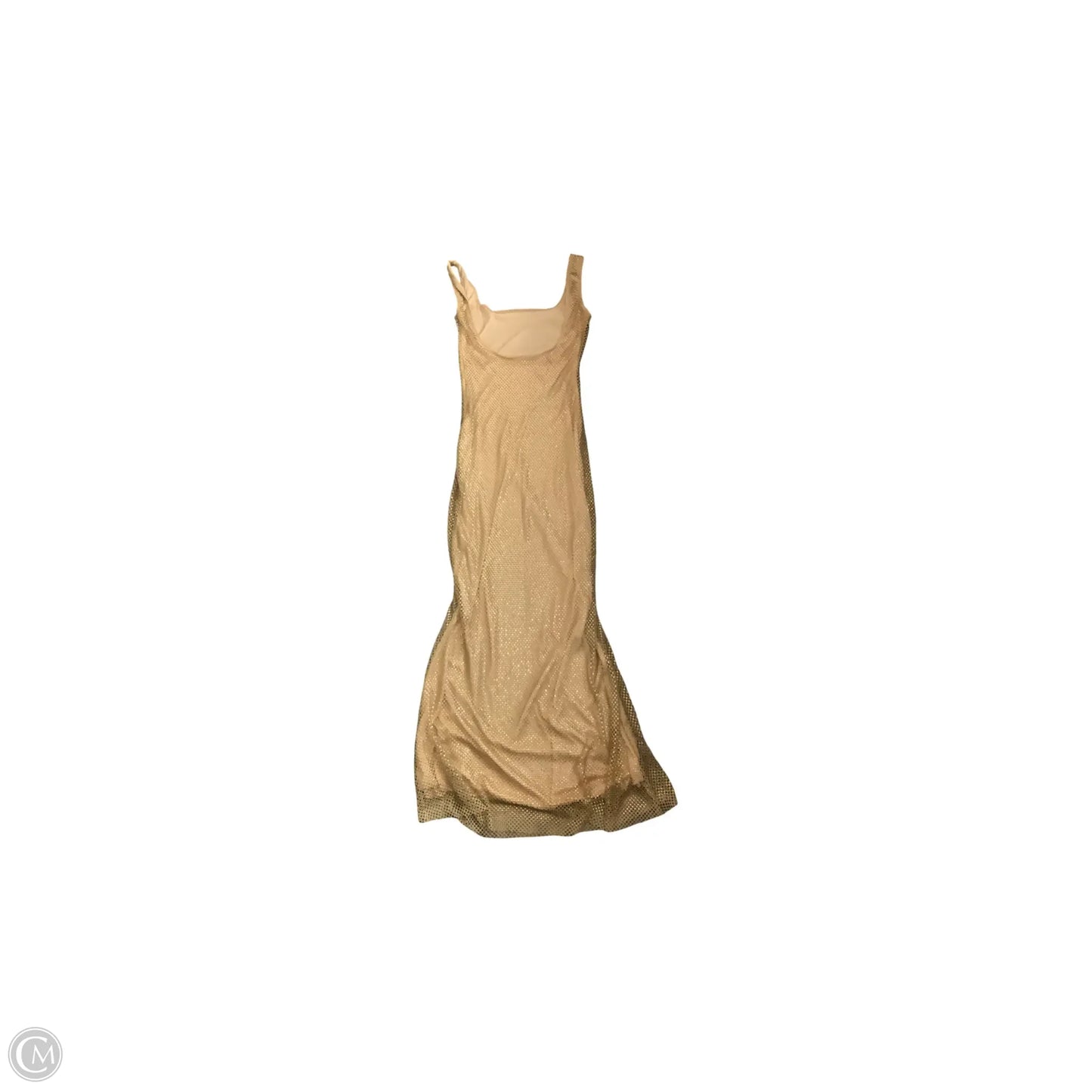 Dress Party Long By Clothes Mentor In Gold, Size: M