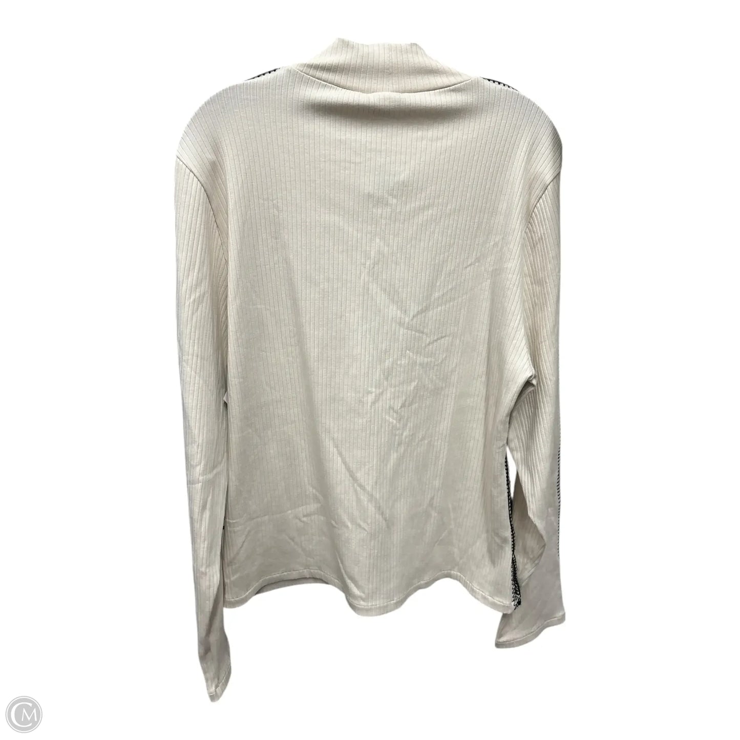 Top Long Sleeve Basic By J. Crew In Cream, Size: 2x