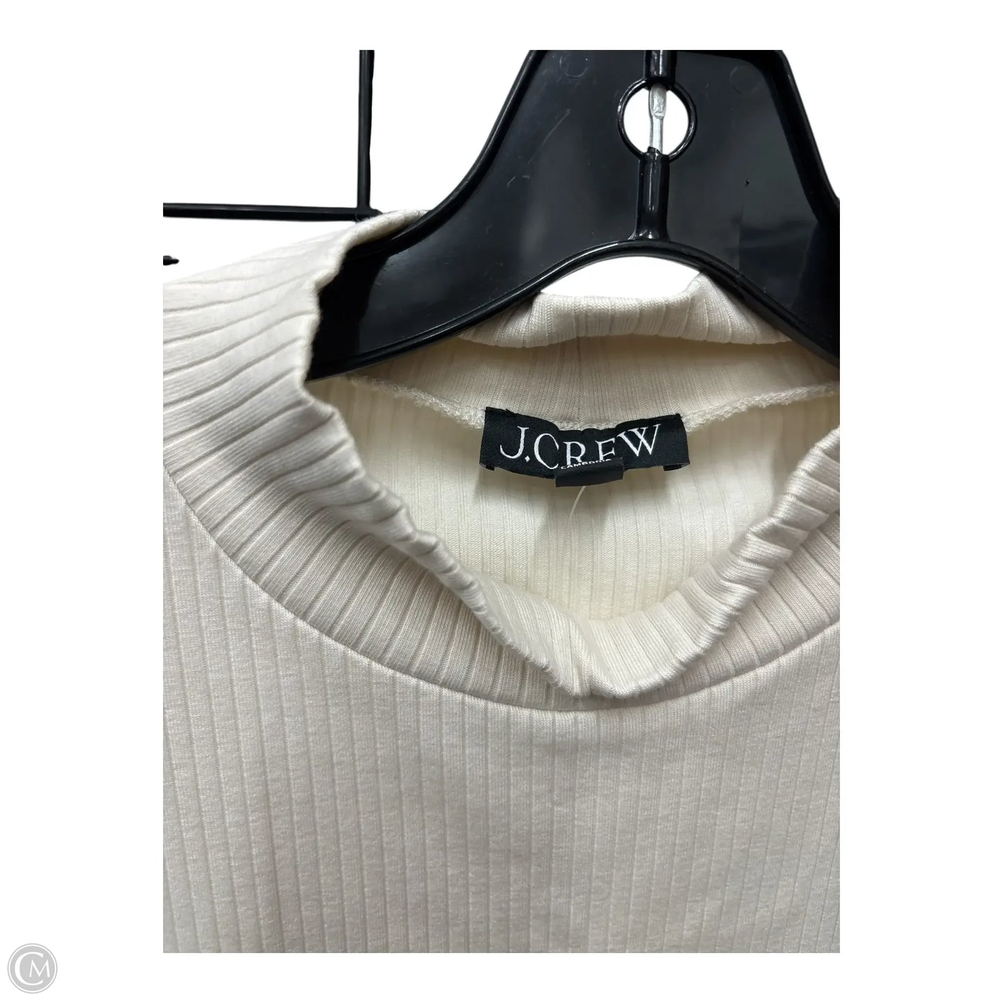 Top Long Sleeve Basic By J. Crew In Cream, Size: 2x