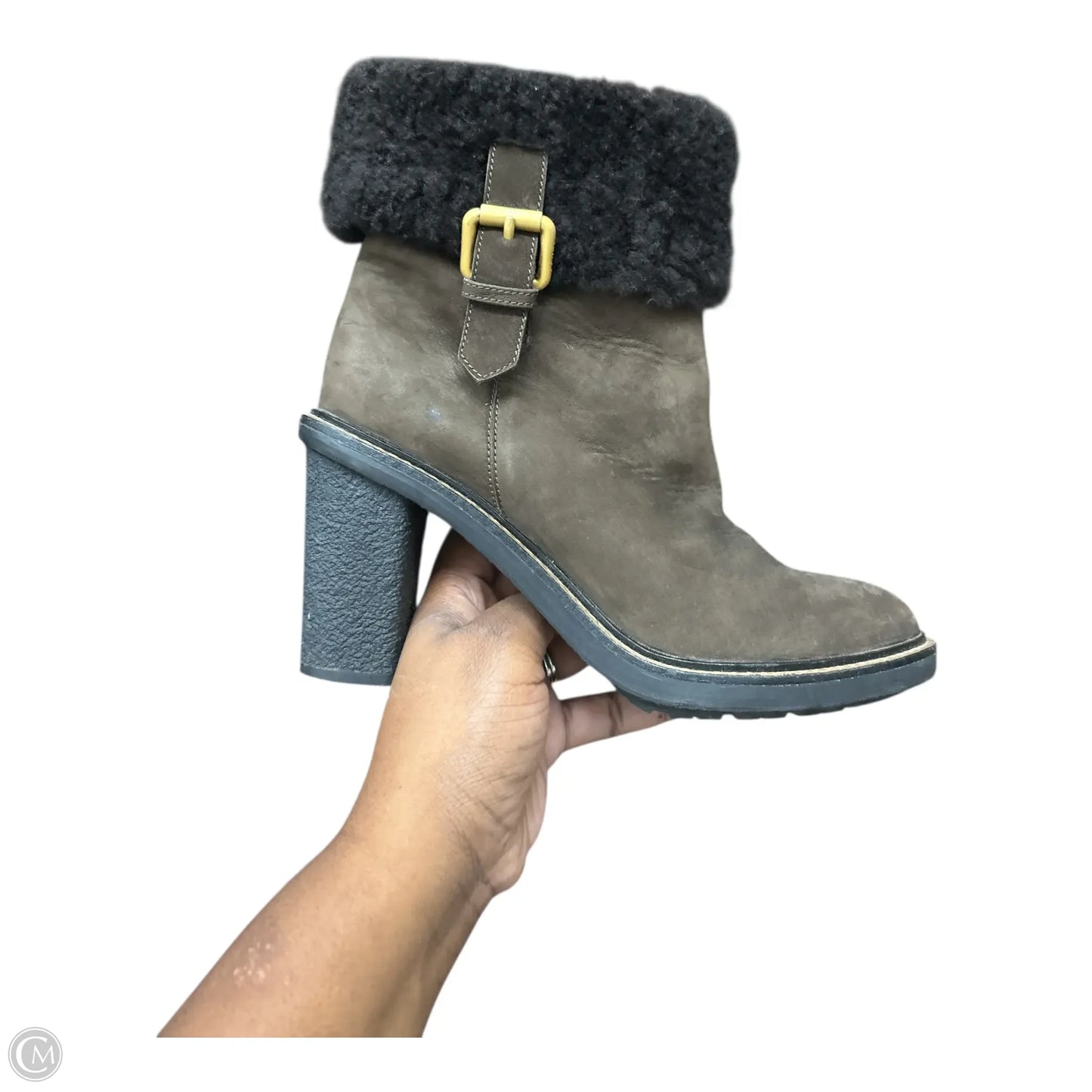 Boots Luxury Designer By Fendi In Brown