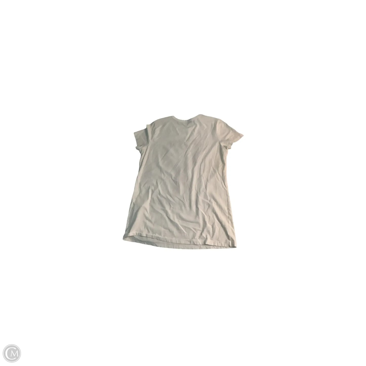 Top Short Sleeve Basic By Love Moschino In White, Size: 10