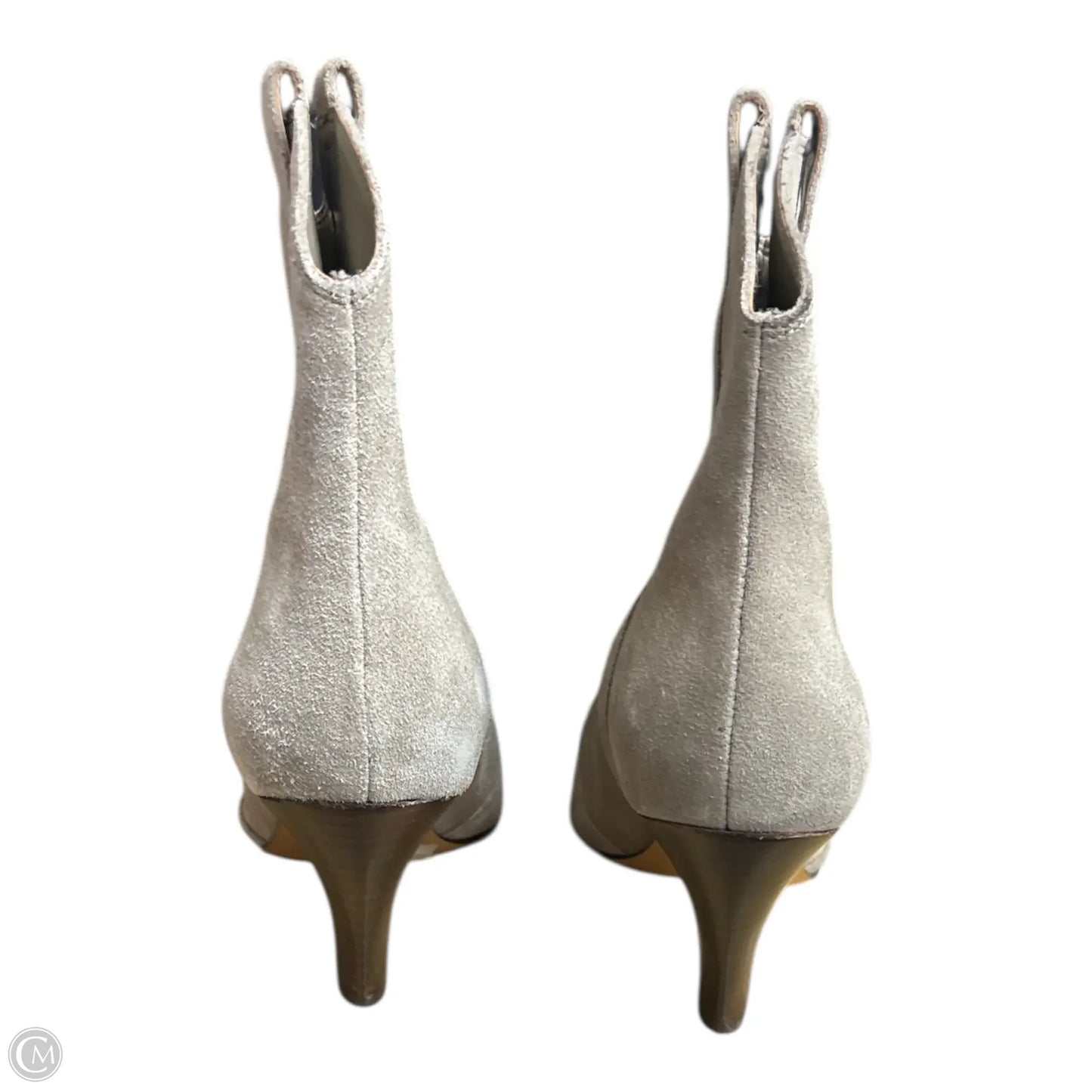 Boots Ankle Heels By Marc Fisher In Tan, Size: 6.5